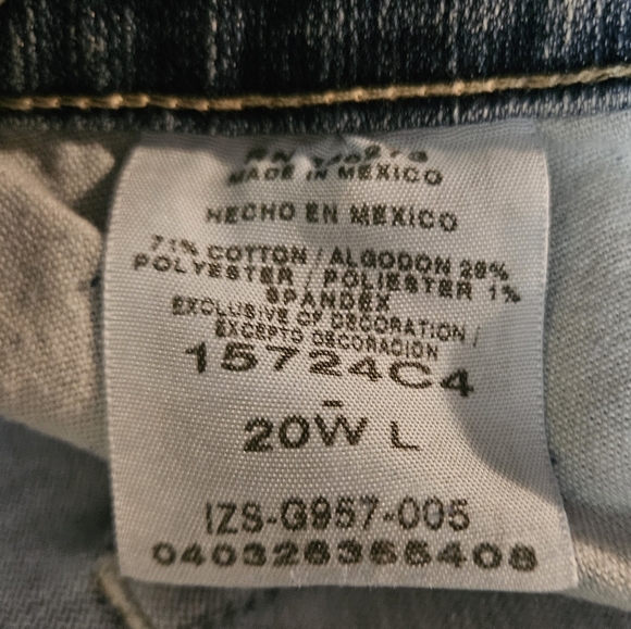 Riders by Lee Plus Size Jeans 20W L (Long) - Picture 6 of 13
